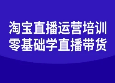 淘宝直播运营培训-零基础学会直播卖货-摇钱述