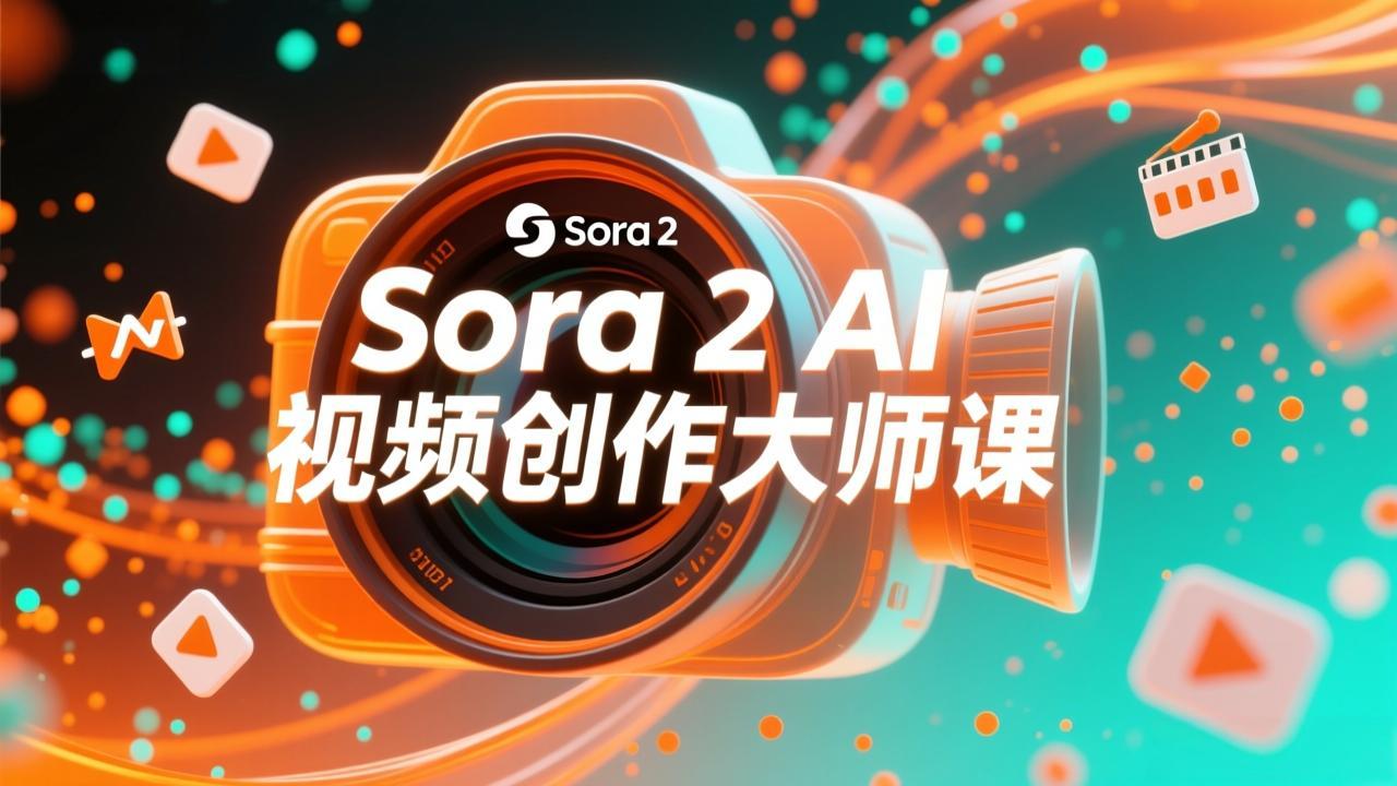 如何利用Sora 2创建流行AI人工智能视频大师班教程：掌握创作全流程，产出百万播放内容-摇钱述