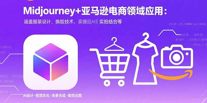 Midjourney+电商领域商业应用：涵盖服装设计、换脸技术、实拍结合等-摇钱述