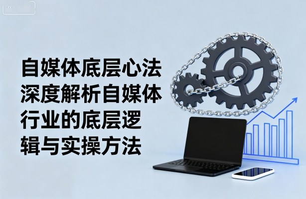 自媒体底层心法，深度解析自媒体行业的底层逻辑与实操方法-摇钱述