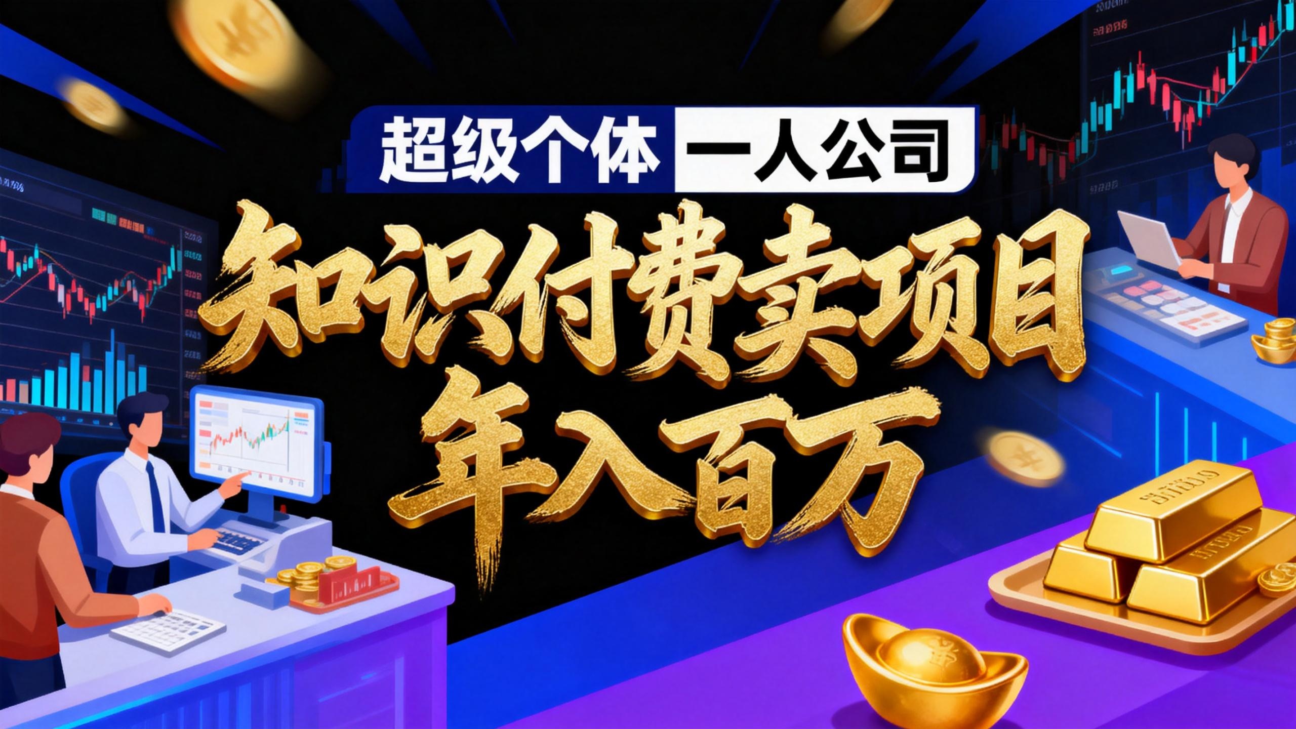 2026年“超级个体一人公司”私域卖项目年入百万，个人IP-精准引流-项目包装-转化成交-摇钱述