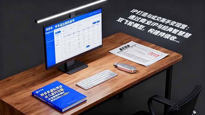 IP打造与成交高手变现营:通过商业IP+经典智慧双飞轮模型 构建持续收钱系统-摇钱述