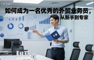 如何成为一名优秀的外贸业务员，从新手到专家-摇钱述